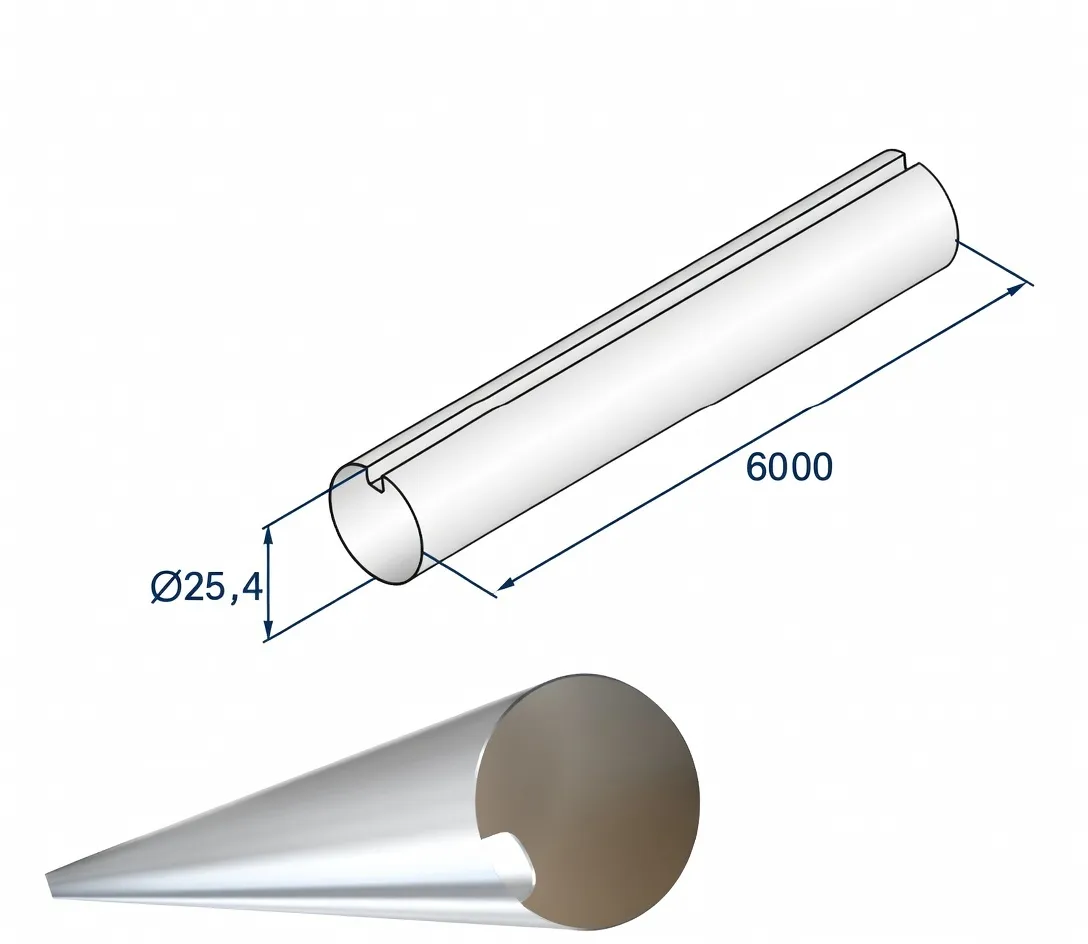 25,4mm Shaft Dolu Mil